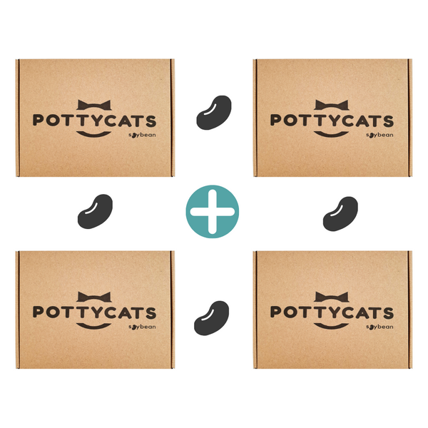 Pottycats natural cat litter in Original soya/tofu