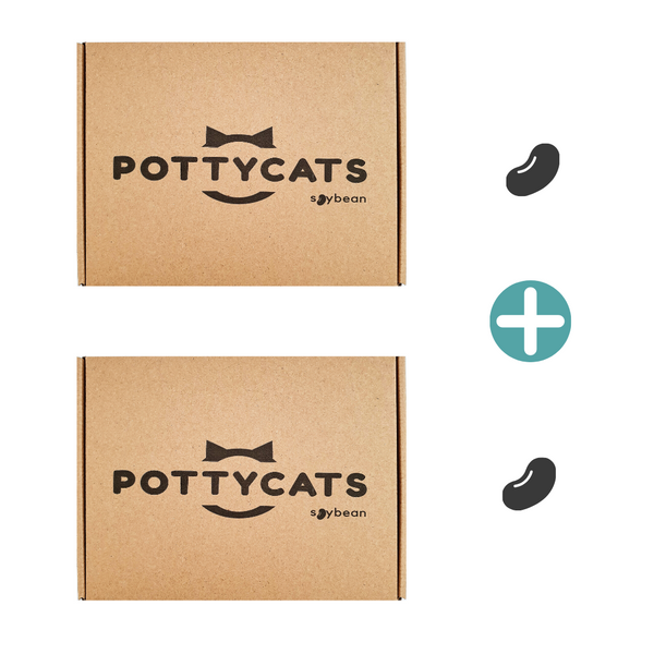 Pottycats natural cat litter in Original soya/tofu