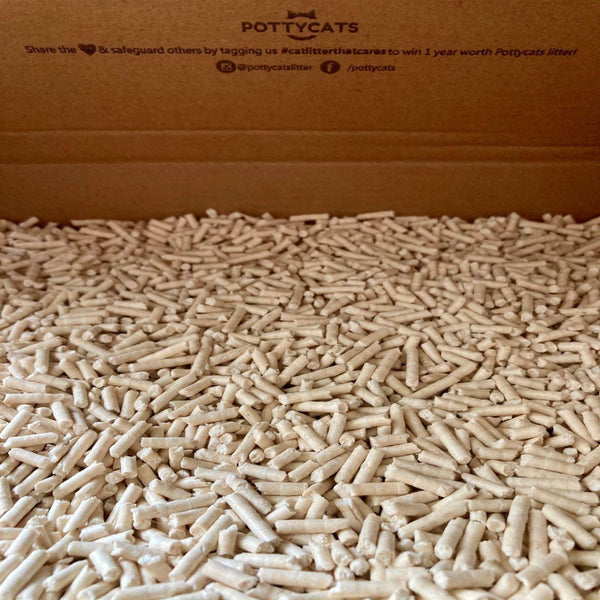 Pottycats natural cat litter tofu soy in original