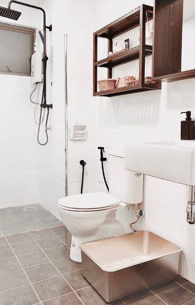 Where should I keep my cat litter box at home