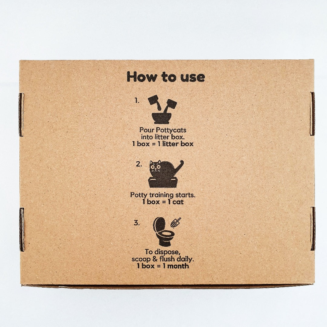 Pottycats Natural Cat Litter - Poopy Mix