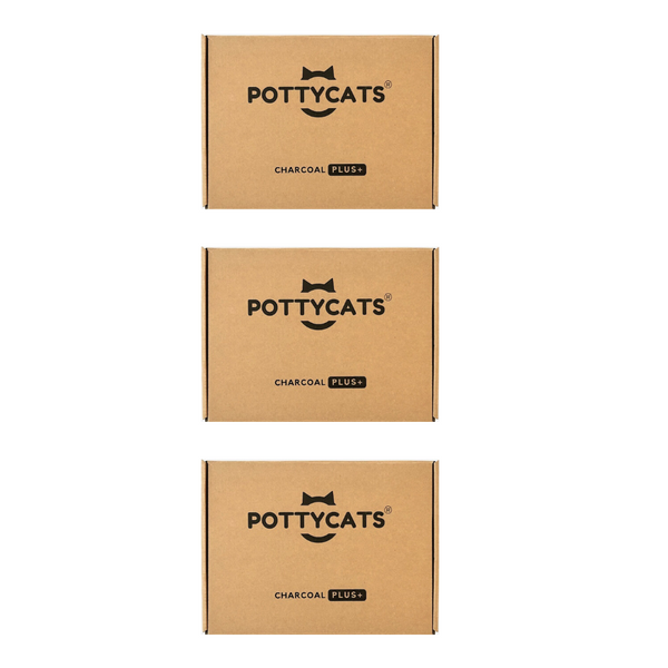 Pottycats Natural Cat Litter - Probiotic Charcoal PLUS