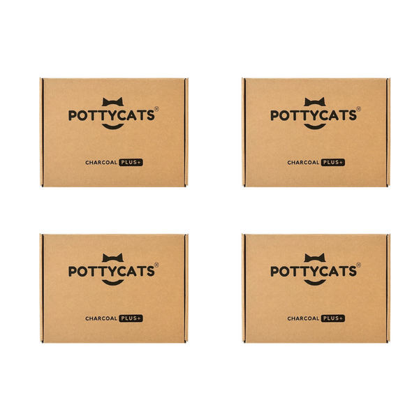 Pottycats Natural Cat Litter - Probiotic Charcoal PLUS