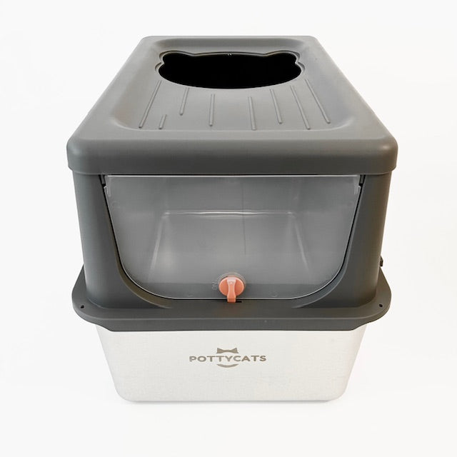 PottyBox - JUMBO Stainless Steel Cat Litter Box