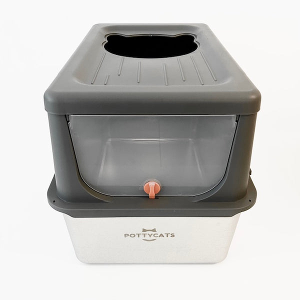 PottyBox - JUMBO Stainless Steel Cat Litter Box