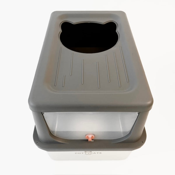 PottyBox - JUMBO Stainless Steel Cat Litter Box