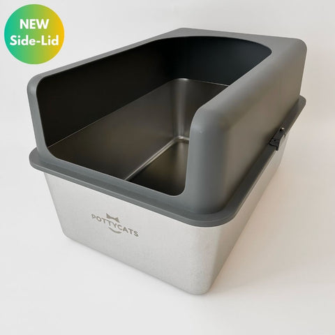 PottyBox - JUMBO Stainless Steel Cat Litter Box