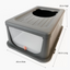 PottyBox - JUMBO Stainless Steel Cat Litter Box
