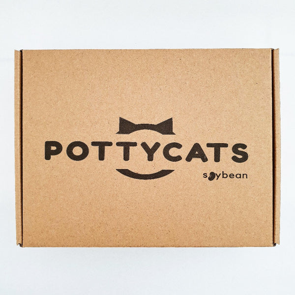 Pottycats natural cat litter in original soy tofu