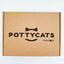 Pottycats natural cat litter in Charcoal