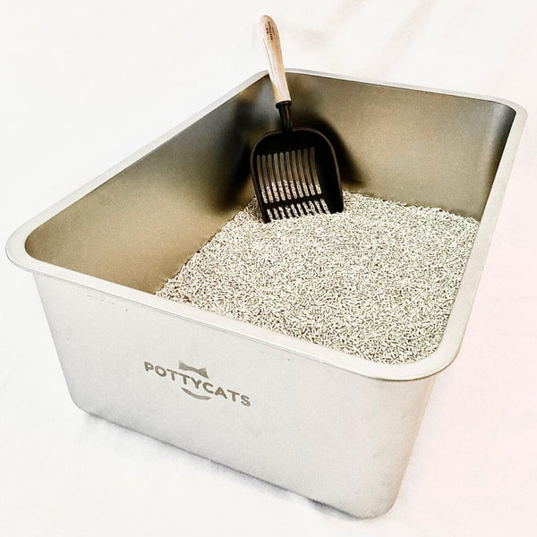 PottyBox stainless steel cat litter box