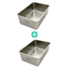 PottyBox - JUMBO Stainless Steel Cat Litter Box