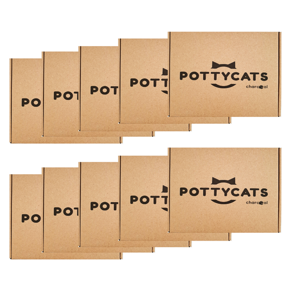 Pottycats Natural Cat Litter - Charcoal